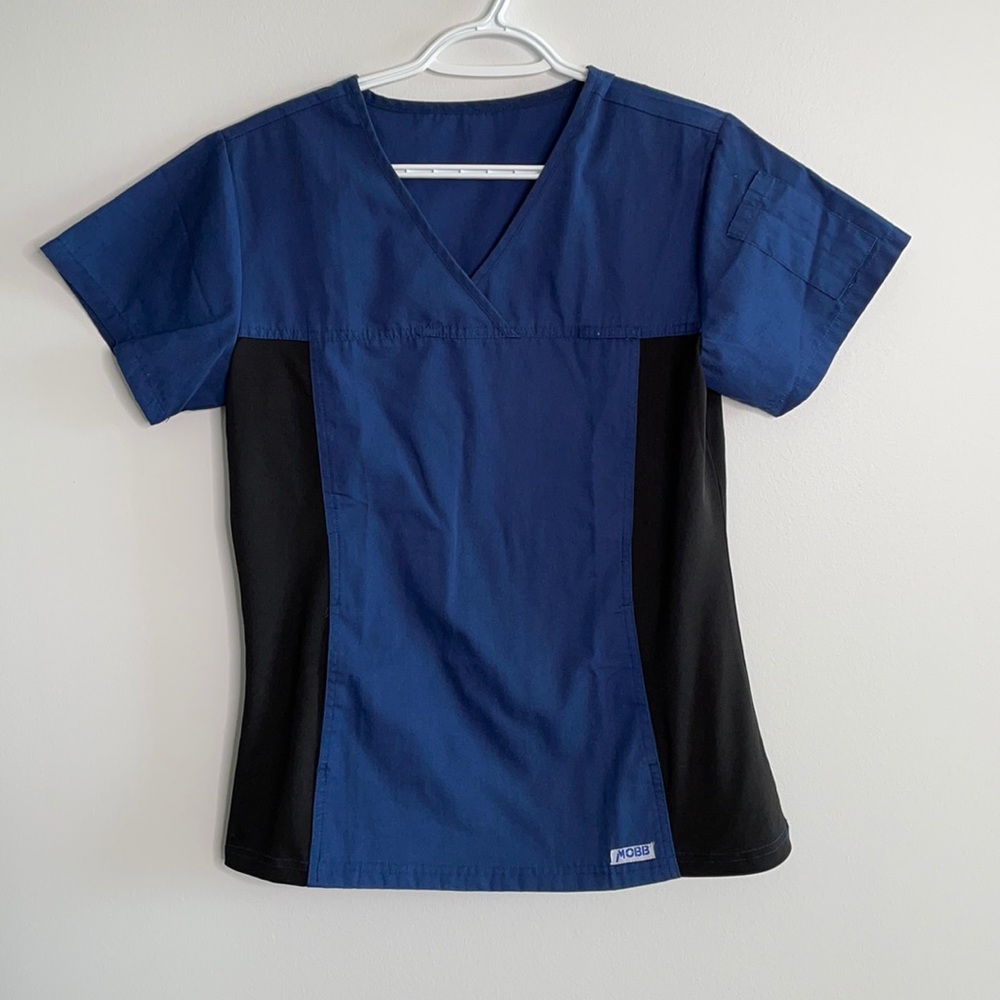 MOBB Scrub Top - Navy Blue